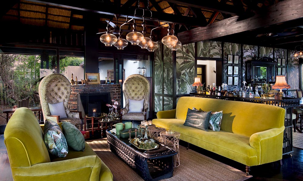 Phinda Vlei Lodge Lounge. Foto: andBeyond