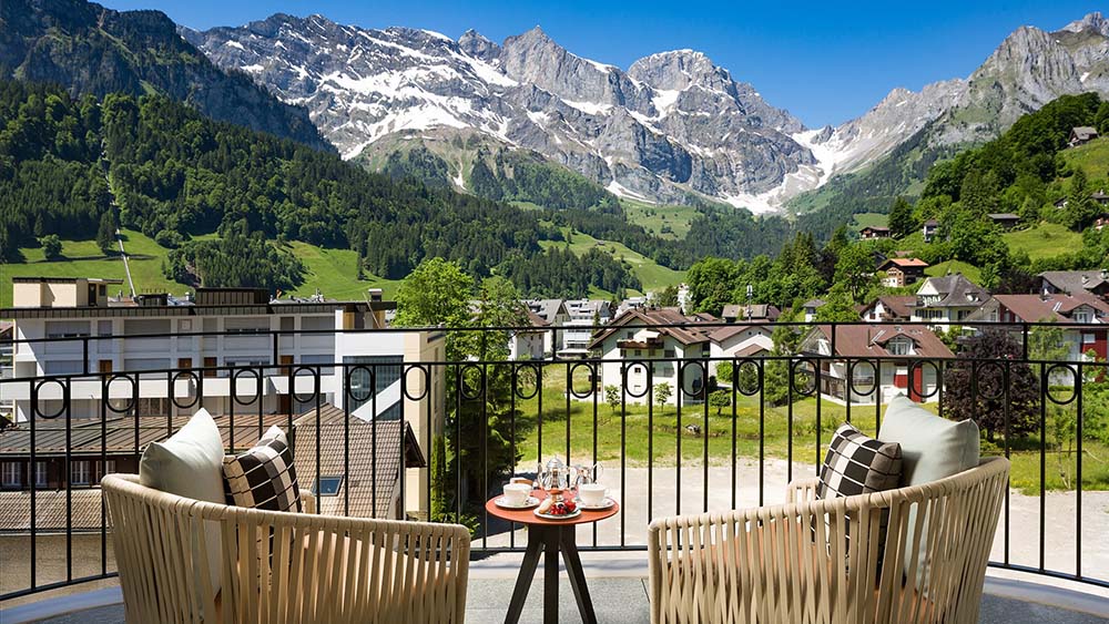 Aussicht auf die Berge inklusive. Foto: Kempinski Hotels