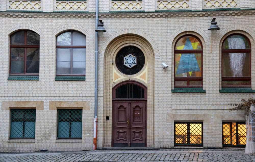 Die Synagoge zum Weißen Storch, 1827 bis 1829 von Carl Ferdinand Langhans erbaut. Foto: Jürgen Sorges