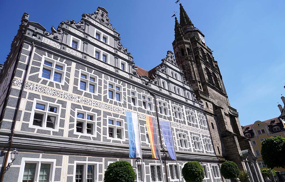 Zahlreiche historische Bauten sind in Ansbach erhalten. Foto: Carola Faber