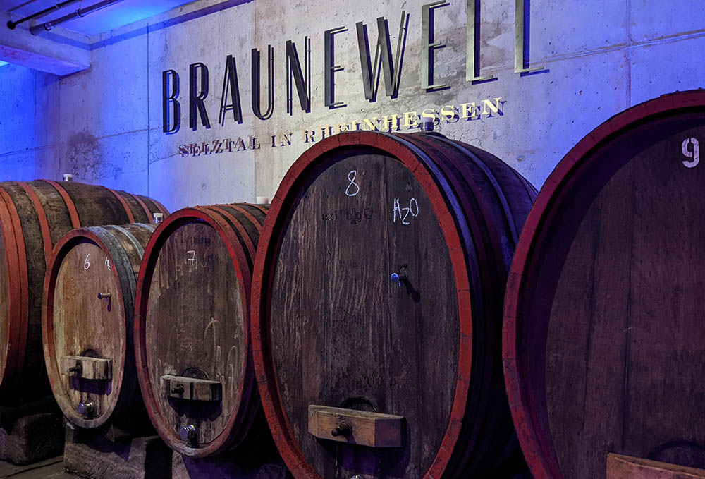 Im Keller vom Weingut Braunewell. Foto: Carola Faber