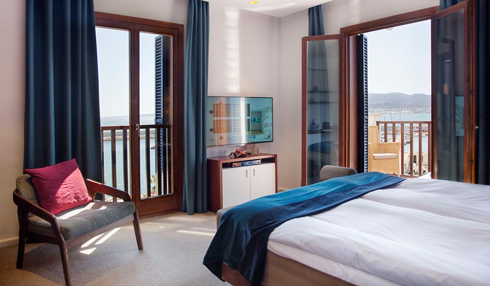 Zimmer im Design-Hotel Portixol in Palma. Foto: Johanna Gunnberg