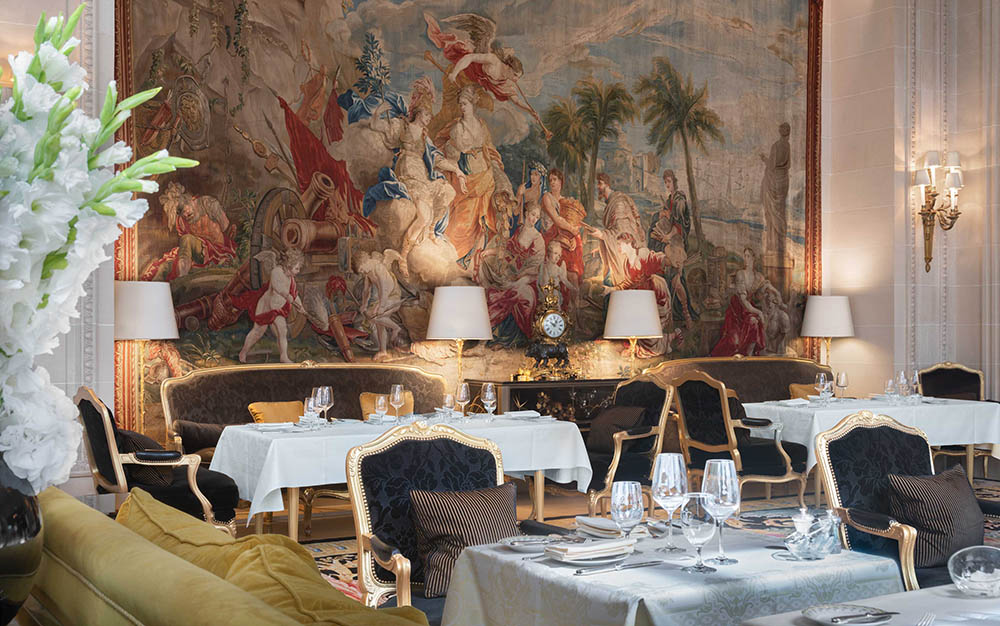 La Galerie: mit prächtigen Wandteppichen und Kunstwerken aus dem 19. Jahrhundert geschmückt. Foto: Four Seasons