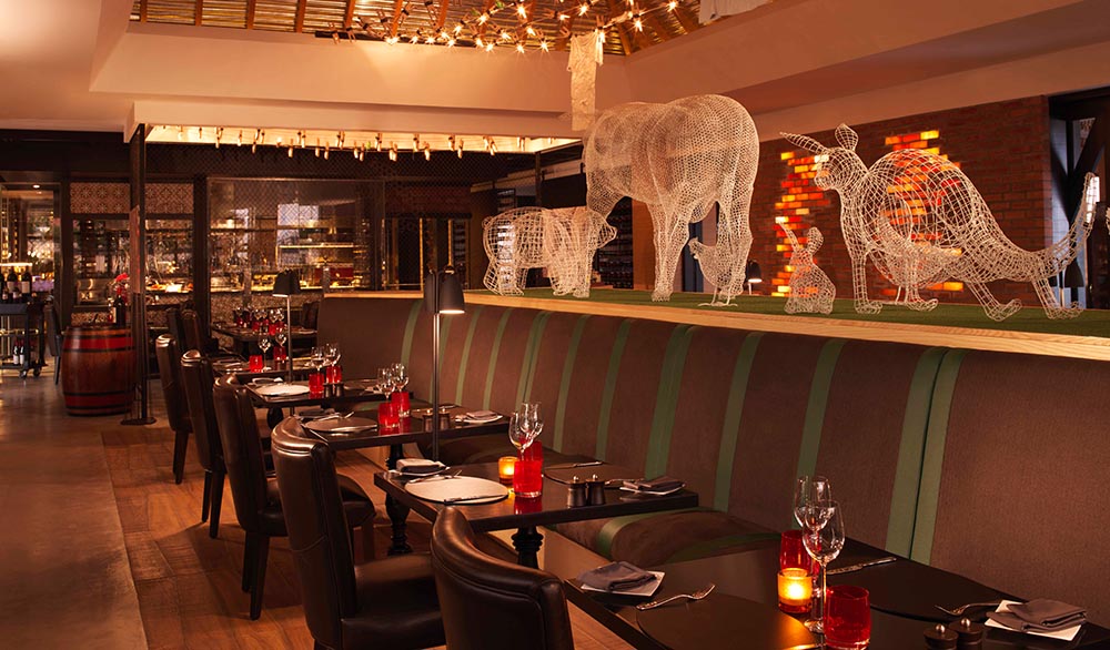 Bushman's Restaurant Bar. Foto: Anantara The Palm-Dubai Resort