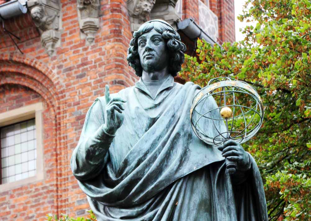 Statue von Kopernikus. Foto: Ellen Spielmann