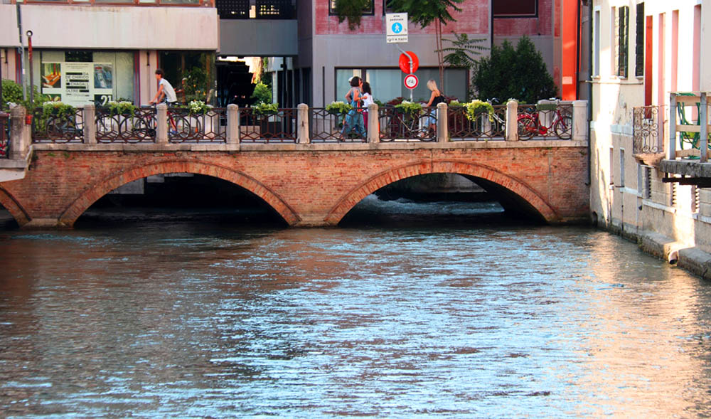 Treviso ist auch die Stadt der Flüsse und Kanäle. Foto: Jürgen Sorges