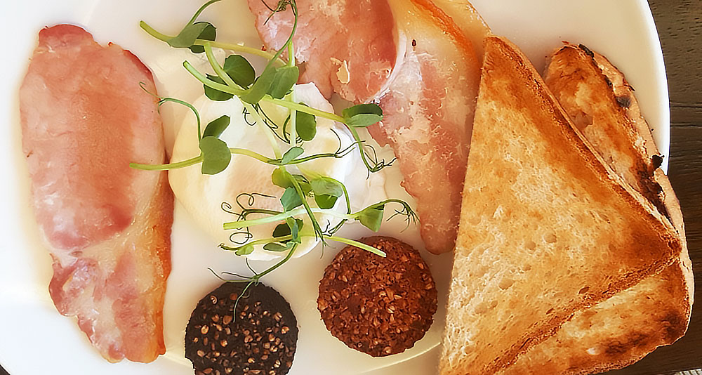 Irisches Frühstück: klassisch, einfach - aber gut! Foto: Ellen Spielmann