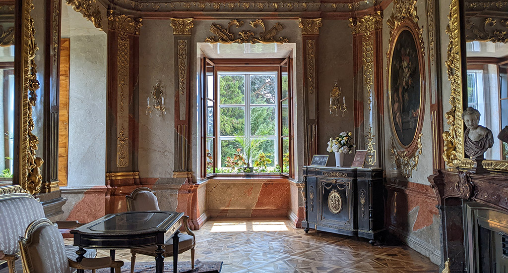 Im Barockschloss: zum Staunen. Foto: Carola Faber