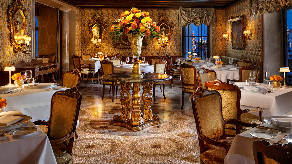 Das Restaurant: kulinarische Freuden in schöner Atmosphäre. Foto: Gritti Palace, Luxury Collection Hotels