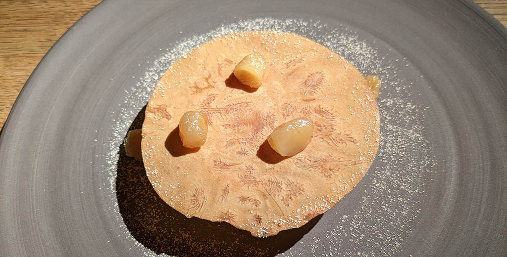 Cironé Cheesecake mit Kaffee und Sellerie. Foto: Carola Faber