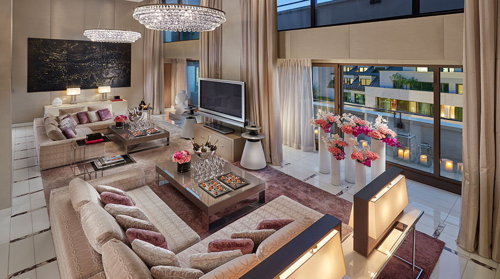 Luxus in der Penthouse Suite. Foto: Mandarin Oriental, Paris