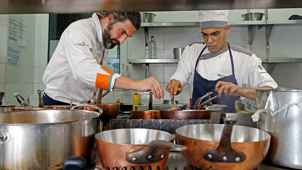 Vorbereitung zum 12-Hands-Dinner im Restaurant Archipel. Foto: Constance Festival Culinaire, Mauritius