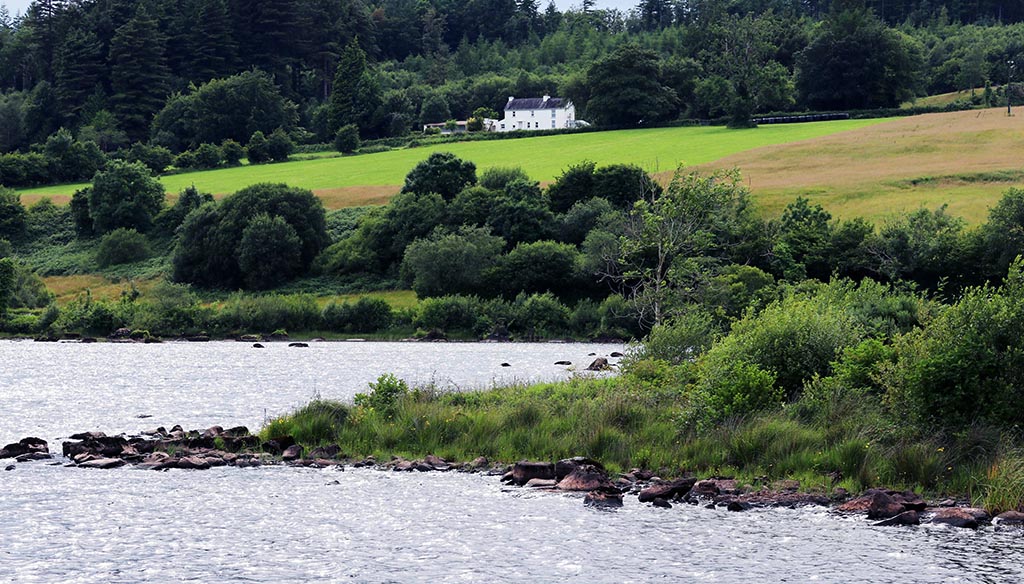 Blick auf den See Lough Eske nahe Donegal Town. Foto: Ellen Spielmann