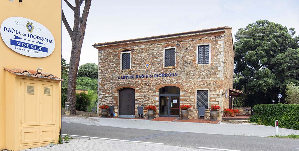Wein Shop und Keller. Foto: Badia di Morrona