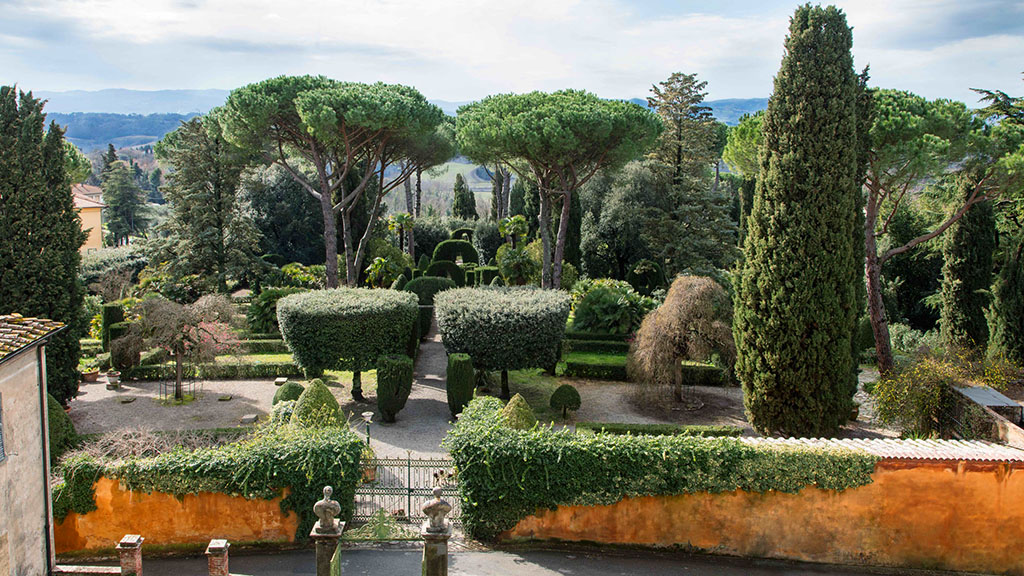 Der Garten der Tenuta di Ghizzano. Foto: Tenuta di Ghizzano