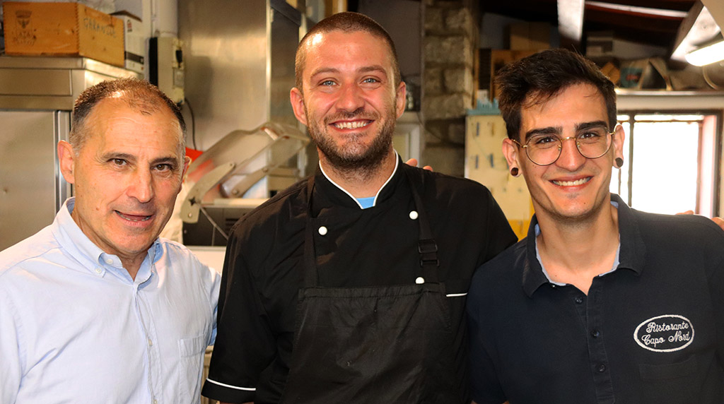 Attilio, Alberto und Tommaso Adriani. Foto: Ellen Spielmann