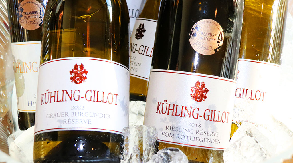 Weine vom Weingut Kühling-Gillot. Foto: Jürgen Sorges