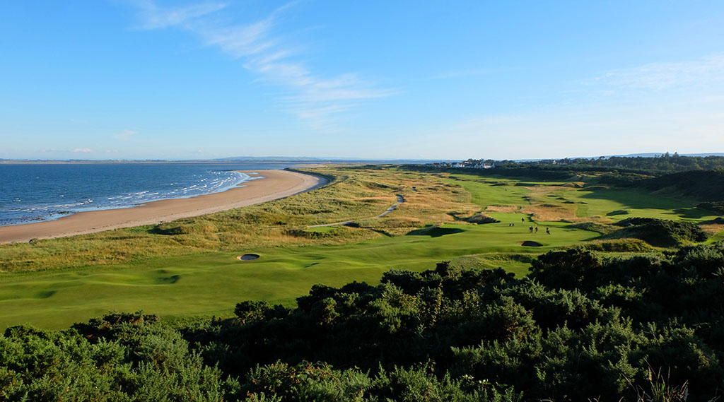 Royal Dornoch: Blick auf die vorgelagerte Bucht Dornoch Firth. Foto: Wolfgang Scheffler