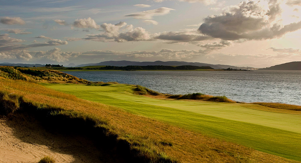 Castle Stuart Golf Links : herrliche Aussicht aufs Meer. Foto: Castle Stuart Links