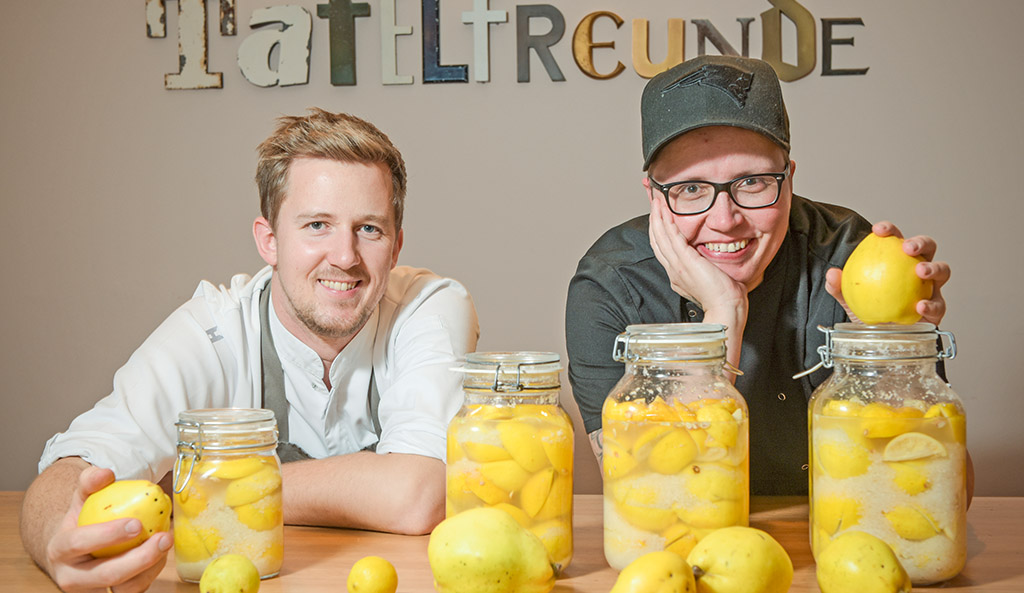 Küchenchef Florian und Souschefin Stefanie. Foto: Der Daberer