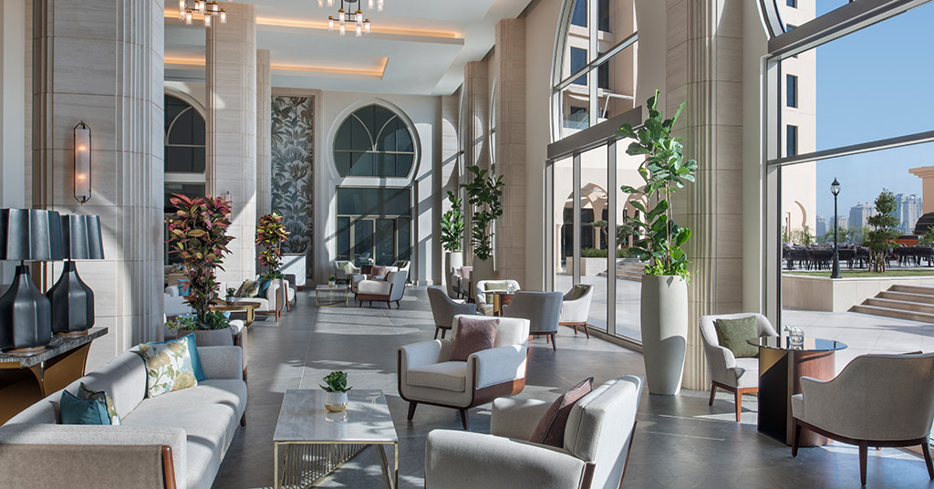 Die Lounge des The St Regis Doha. Foto: Marriott International