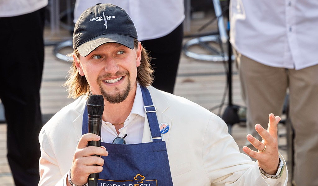 Jesse Bongiovi (Hampton Water Rosé), Sohn von Rockmusiker Jon Bon Jovi. Foto: Christian Wyrwar