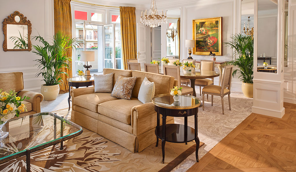 Ein Detail der neu gestalteten Royal Suite des Hotels. Foto: Dorchester Collection / Mark Read