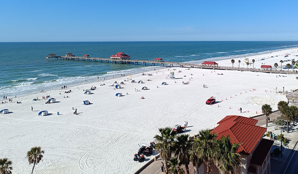 Clearwater Beach: fast alljährlich wird er als bester Strand des Südens der USA gewählt. Foto: Michael Schabacker