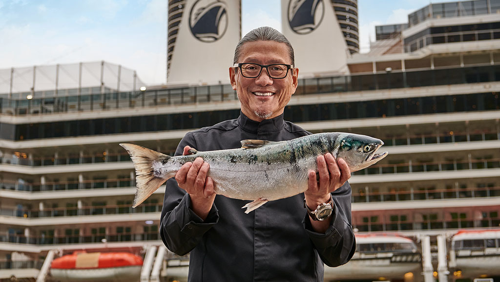 Der Japanische Chef Masaharu Morimoto. Foto: Holland America Line