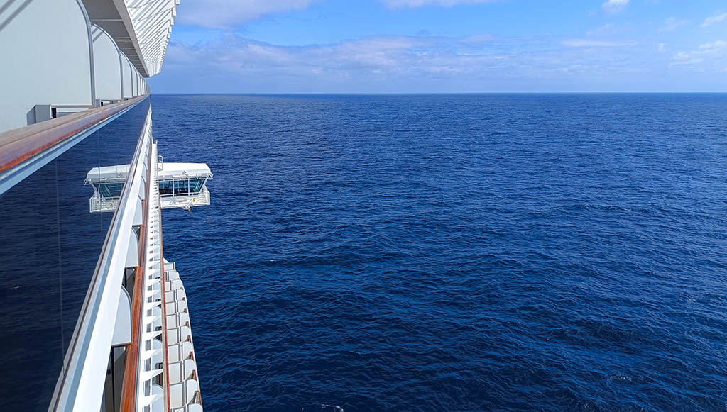 Nicht nur die Kategorie der Kabine ist entscheidend, sondern auch das Deck: je höher, umso besser die Aussicht. Foto: Michael Schabacker