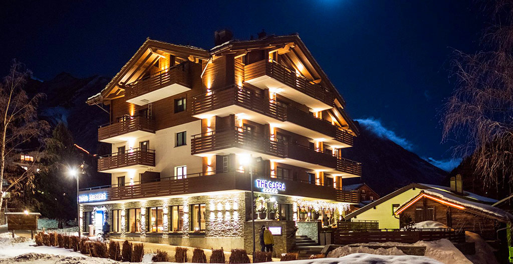 Boutique-Hotel „The Capra“: das einzige Fünf-Sterne-Superior-Hotel des Bergdorfs. Foto: The Capra