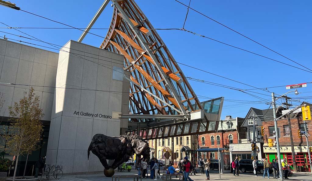 Stararchitekt Frank Gehry gestaltete den Umbau der Art Gallery of Ontario. Foto: Gabriela Greess