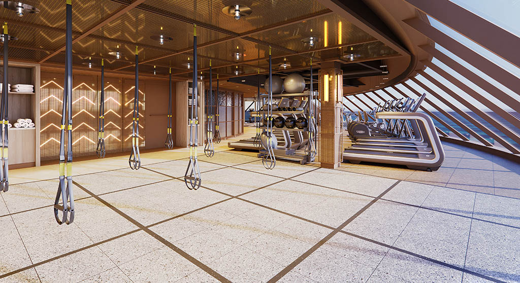 Fitness Center. Foto: NCL Norwegian Aqua