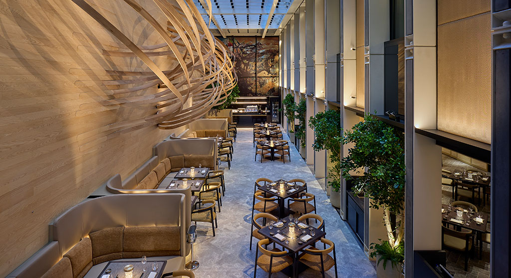 Das trendige japanische Restaurant von Akira Back. Foto: Mandarin Oriental