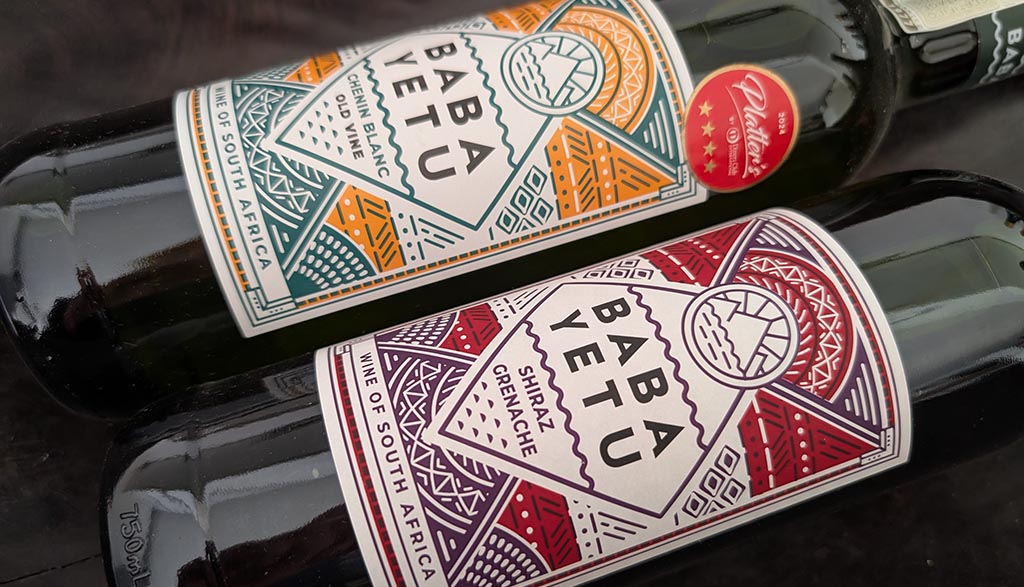 Der Baba Yetu aus Chenin Blanc bzw. Shiraz und Grenache. Foto: Carola Faber