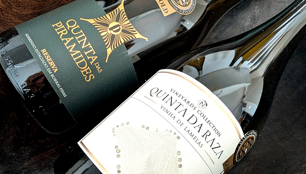 Weine von Quinta das Piramides und Quinta da Raza. Foto: Carola Faber