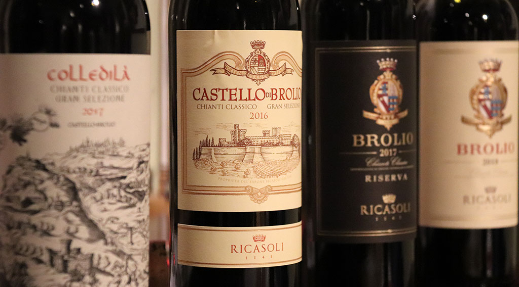 Weine Ricasolis. Foto: Jürgen Sorges