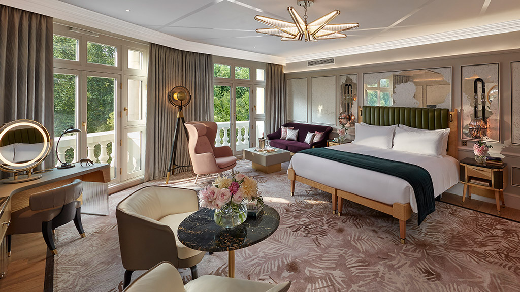 Eine der neu renovierten Hyde Park Suiten. Foto: Mandarin Oriental Group
