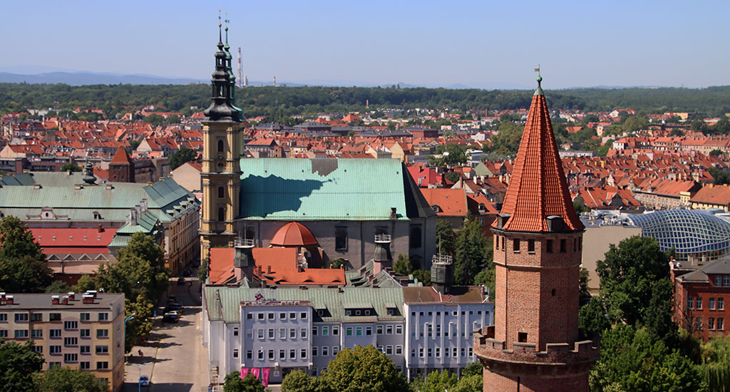 Liegnitz: Stadt mit gotischer und barocker Architektur. Foto: Jürgen Sorges