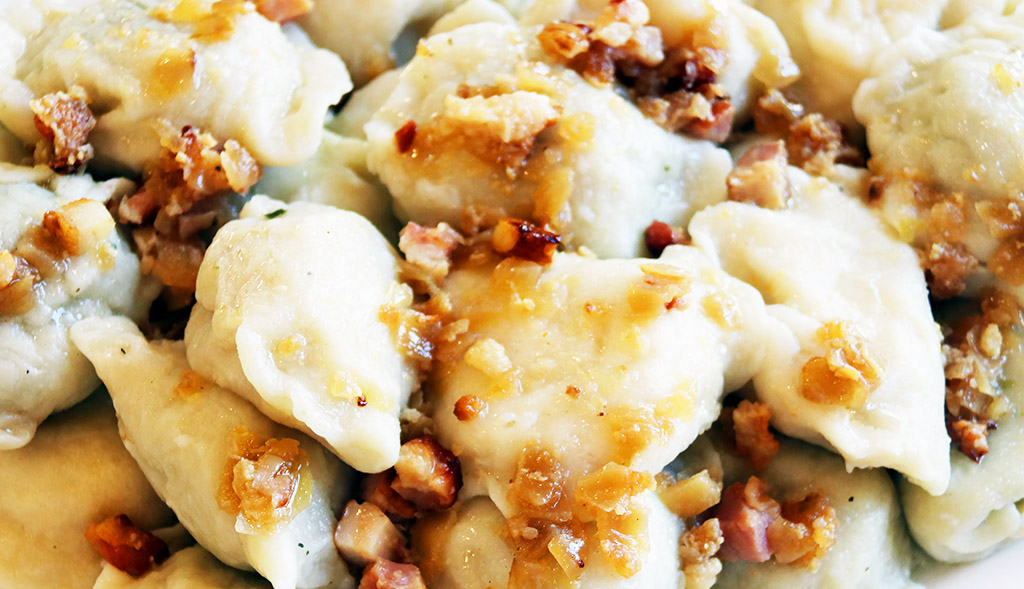 Piroggen im Restauracja Pierogeria Wszelacy. Foto: Ellen Spielmann