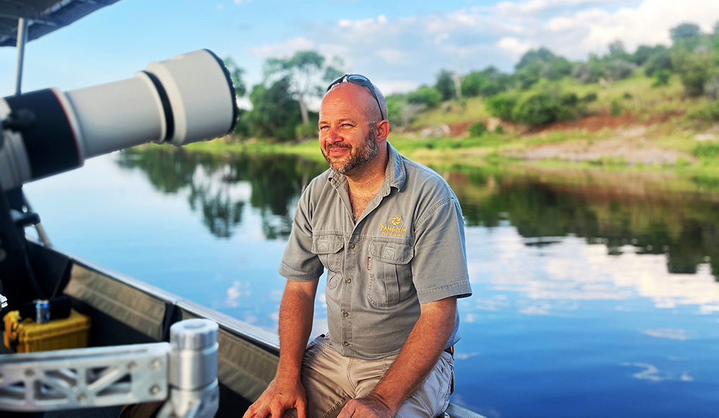 Gerhard „Guts“ Swanepoel von Pangolin Photo Safaris. Foto: Jochen Hägele