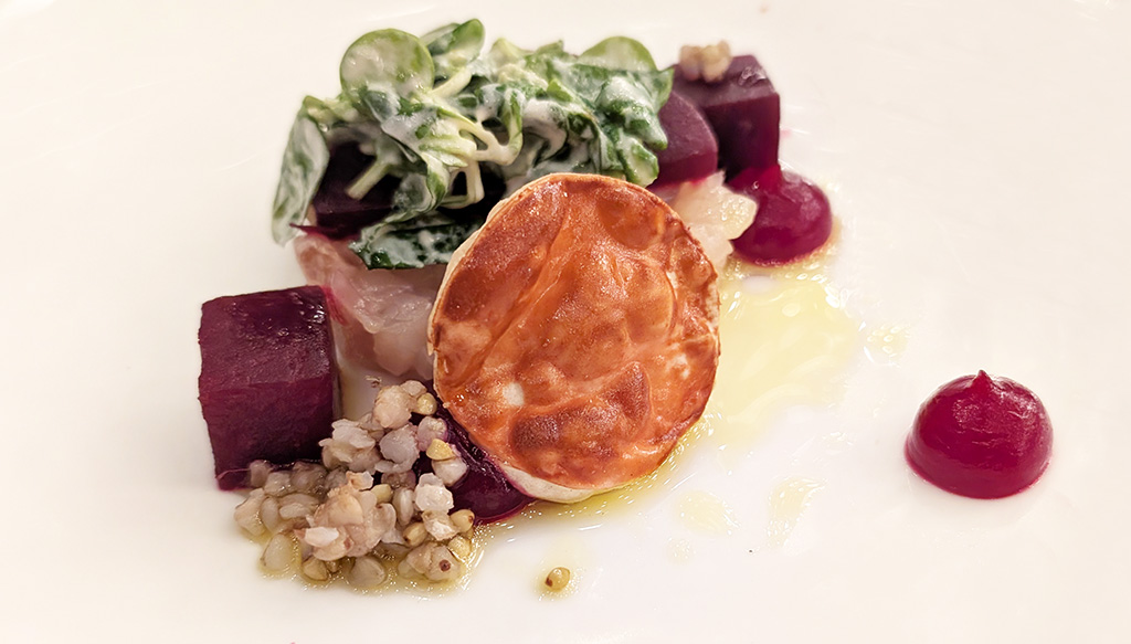 Herausragende Kulinarik von Sternekoch Herbert Hintner. Foto: Carola Faber