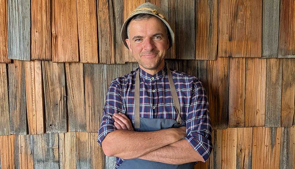 Franz Musler, Koch und Inhaber der Gostner Schwaige. Foto: Carola Faber