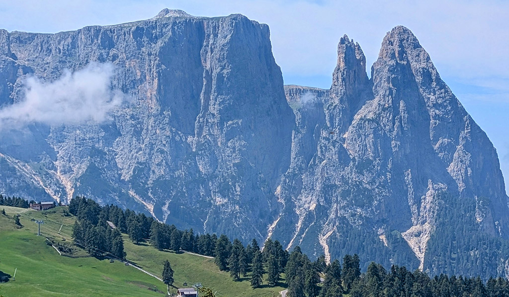 Ausblick auf die umliegende Region. Foto: Carola Faber