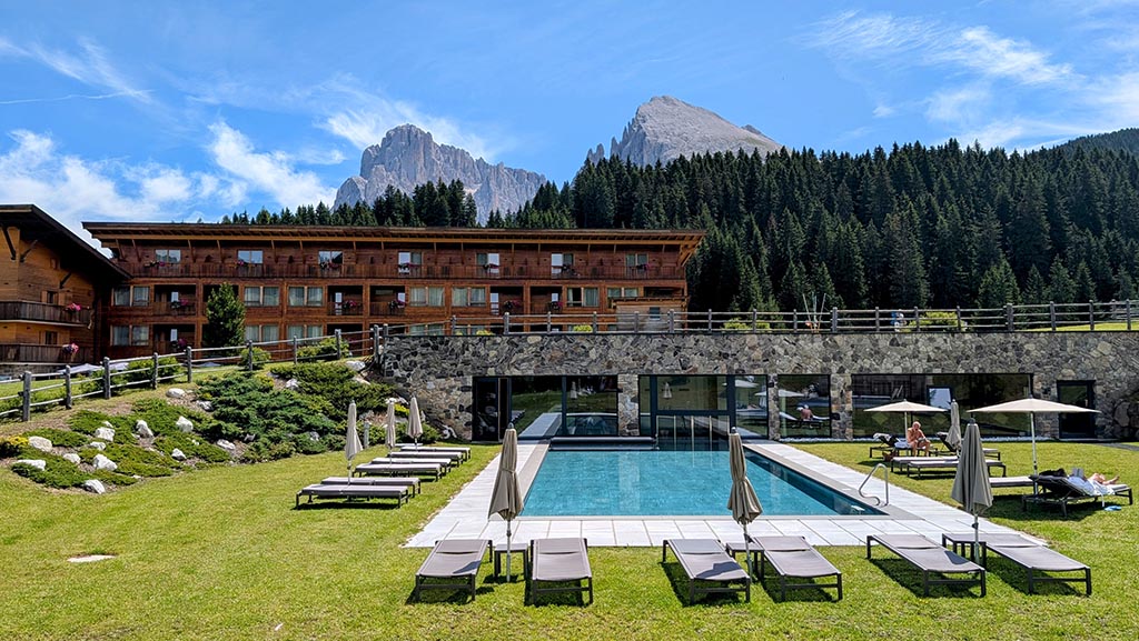 Das Sporthotel Floralpina. Foto: Carola Faber