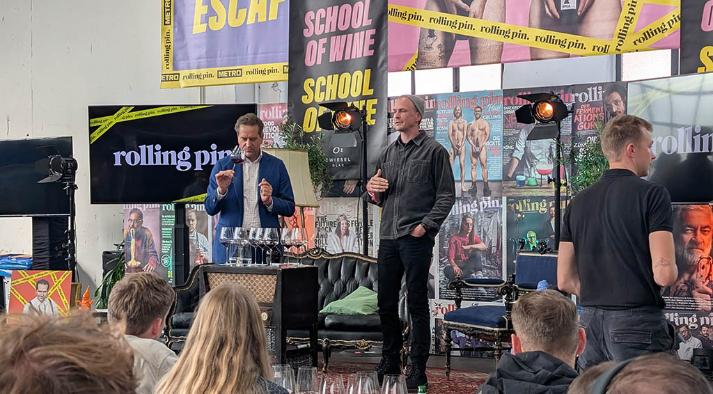 Tasting und Live-Demonstration auf der Bühne. Foto: Carola Faber