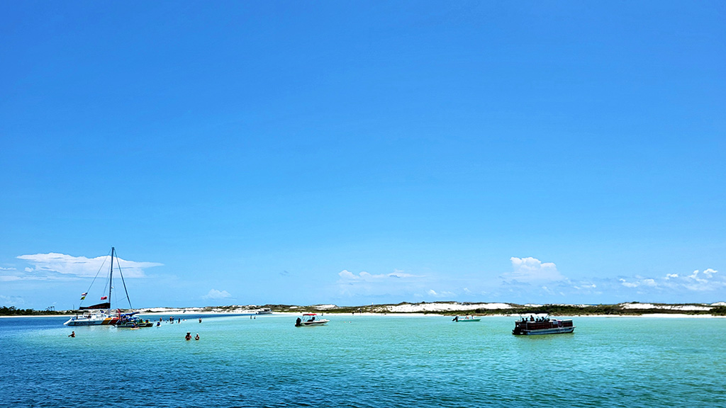 Halt vor Shell Island: Foto: Christian Euler