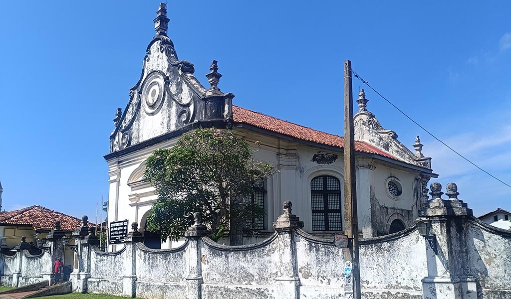 Die alte historische Kirche (Dutch Reformed Church) in Galle. Foto: Michael Schabacker