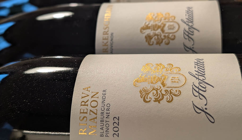 Der Blauburgunder und der Sauvignon des Weinguts. Foto: Carola Faber