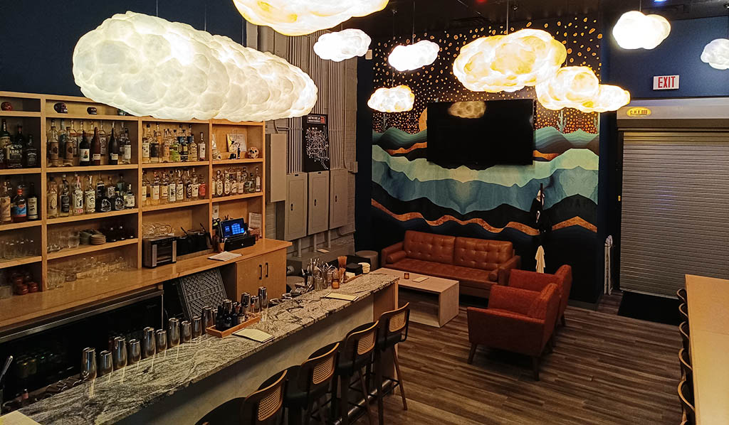 Empfangsbereich des Michelin Restaurants „Mixtli“. Foto: Michael Schabacker